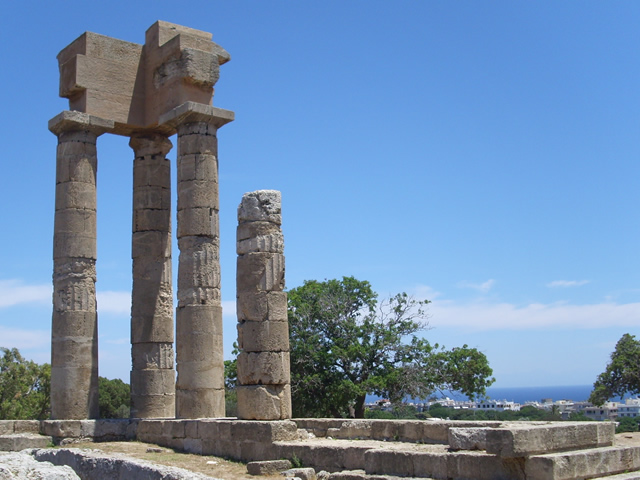 Temple of Apollo, Rhodes, Greece