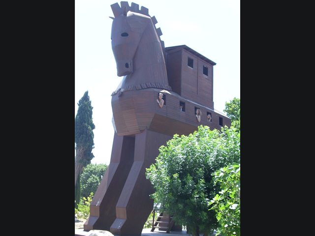 Trojan horse, Troy, Turkey
